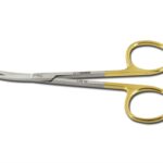 GOLD IRIS käärid kaardus - 11,5 cm