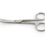 Roostevabast terasest käärid kõverad nüri/terav - 11,5cm