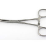 Roostevabast terasest Klemmer tangid - kaardus - 14 cm