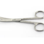 Roostevabast terasest kõverad käärid - nüri/nüri - 11,5cm