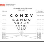 Silmatabel 40 cm kauguselt nägemisteravuse hindamiseks