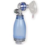 Korduvkasutatav ambukott imikutele maskiga n°1