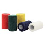 Värvilised sidemed 4 m x 6 cm - 10 tk