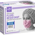 Protseduuriline näomask lilla N50 - vett-hülgav, uduvastane