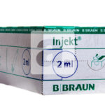 Ühekordne steriilne 5ml süstal nõelata 100tk