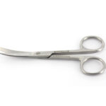 Roostevabast terasest kõverad käärid - terav/nüri - 14,5cm