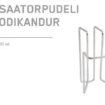 Roostevaba voodikandur 500 ml pumppudelile