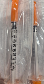 INSU/LIGHT insuliinisüstal integreeritud nõelaga 30G - 0.5 ml (100tk) - Image 2