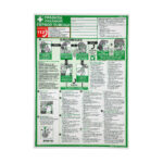 Esmaabiplakat A3 vene keeles (lamineeritud)