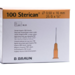 Ühekordsed steriilsed nõelad STERICAN 0,5x16mm/25G N100