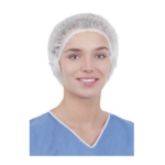 Medline ühekordne müts (polüpropüleen) valge, 100tk