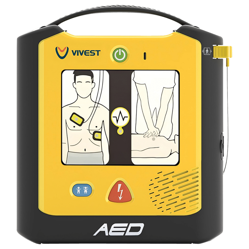 ViVest-New-Image-Yellow-A1-1 AED defibrillaator ViVest A1 (elustamisaparaat) - Image 1